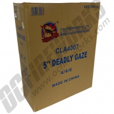 Wholesale Fireworks Deadly Gaze 5" Canister Shells Case 4/24 (Wholesale Fireworks)